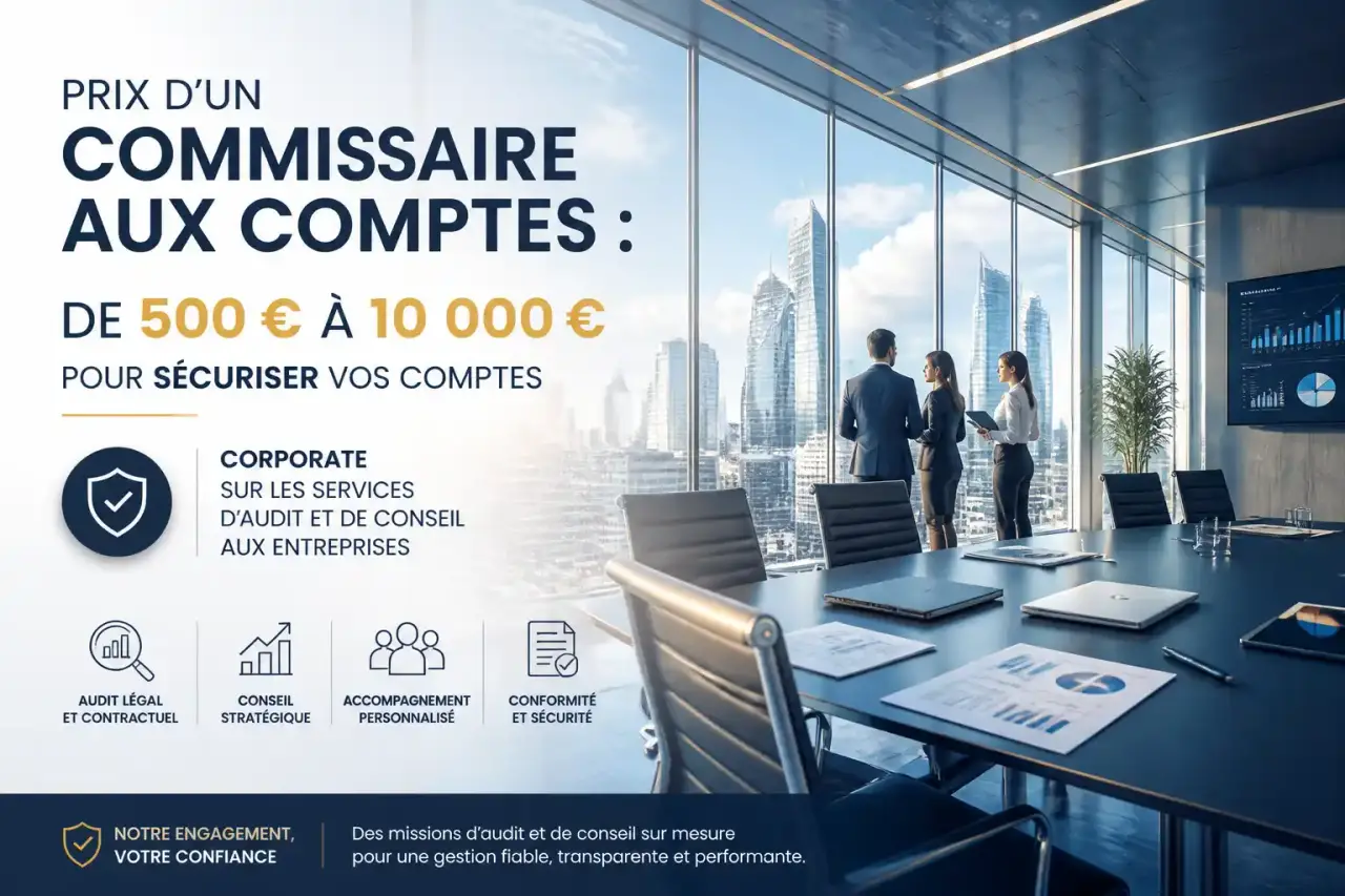 Prix d'un commissaire aux comptes : de 500 € à 10 000 € pour sécuriser vos comptes