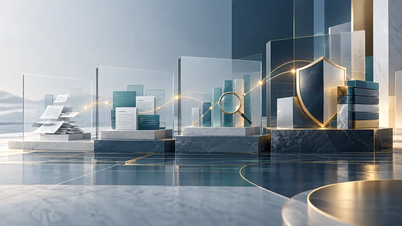 Documents financiers et données comptables organisés pour un audit